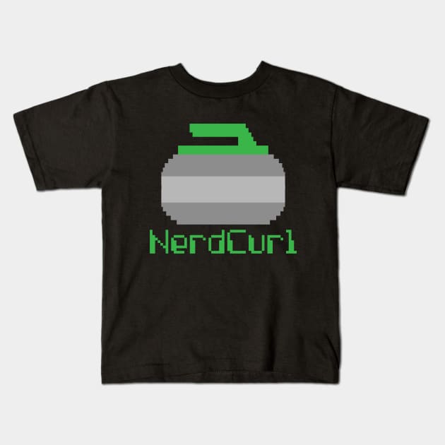 NerdCurl Kids T-Shirt by NerdCurl